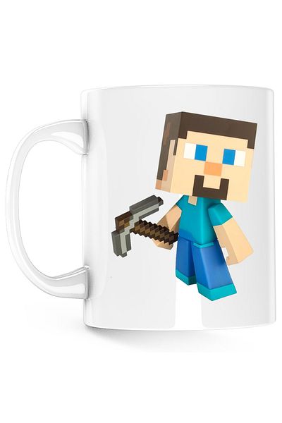 OEM Cana Steve Pickaxe Minecraft, alba, 330 ml