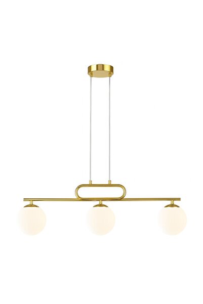 RONİSU AYDINLATMA Lioren Camlı Yemek Masası Avize RA-AVZ- 5647-29-81