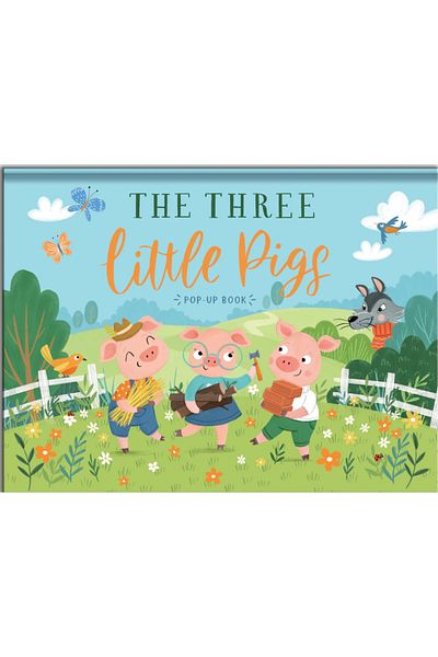 North Parade Children's book, NPP, Three Little Pigs - Children's Fairy Tale Pop-Up Book, 3+ years