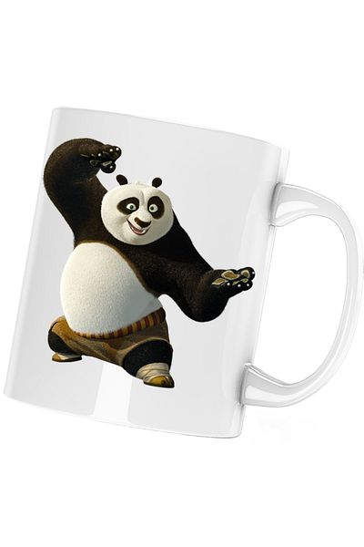 OEM Cana Kung Fu Panda Po Taekwondo Dragon Warrior, white, 330 ml