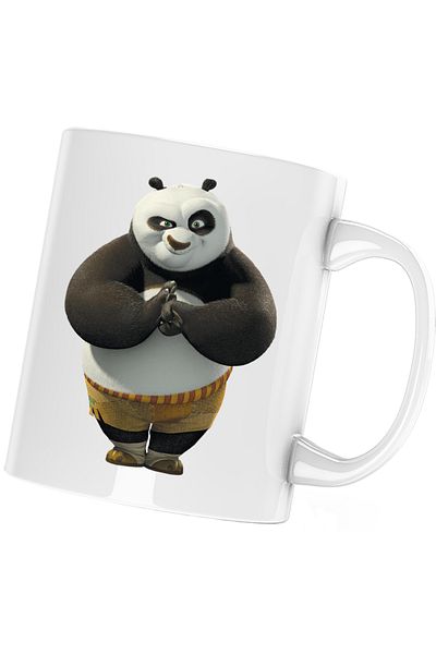 OEM Kung Fu Panda Po Dojo Aikido Mug, white, 330 ml