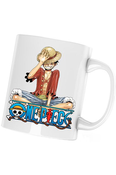 OEM Cana One Piece Monkey D Luffy Zen Marinar, alba, 330 ml