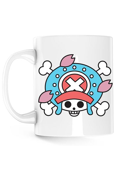 OEM Cana One Piece Tony Tony Chopper Flag Logo Sigil, alba, 330 ml