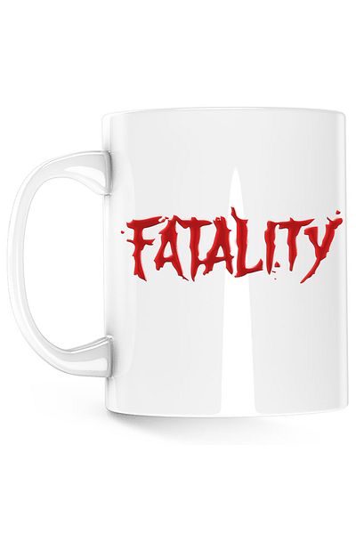 OEM Cana Mortal Kombat Fatality Ultimate Trilogy Logo, alba, 330 ml