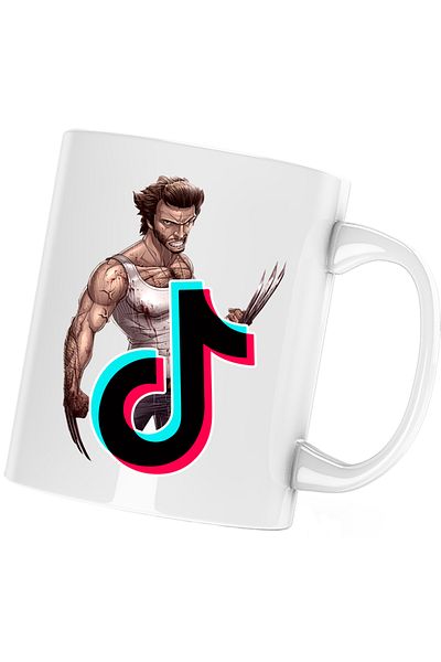 OEM Cana Wolverine Logan X Men TikTok Tik Tok, alba, 330 ml