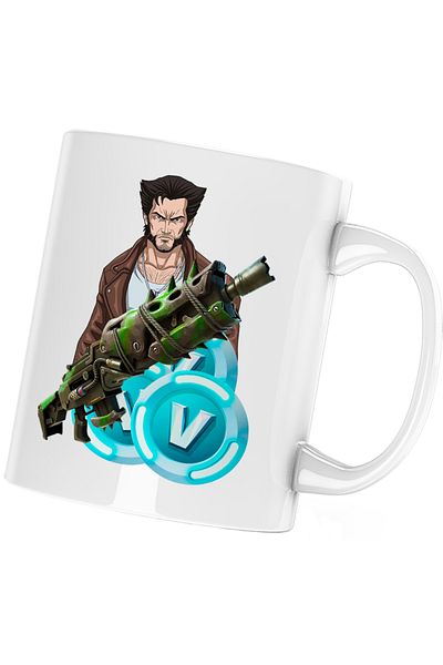 OEM Can Wolverine Logan Fortnite VBucks Epic, white, 330 ml