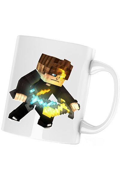 OEM Cana Diamond Gold Sword Minecraft, alba, 330 ml