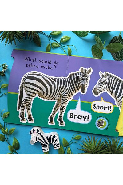 North Parade Children's book, NPP, In The Wild, Children's 6 Button Sound Book, 3+ years