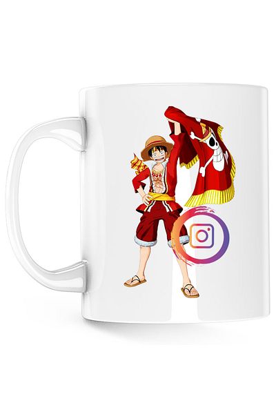 OEM Cana One Piece Luffy Intagram Creator Insta, alba, 330 ml
