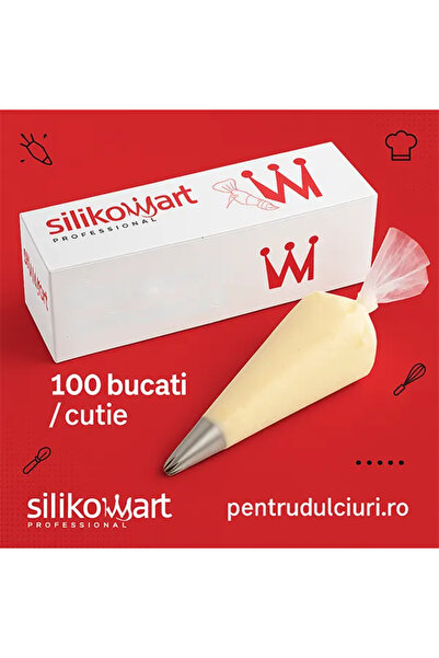 silikomart Set of 100 plastic bags 56 x 30 cm