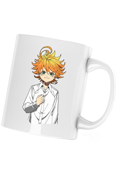 OEM The Promised Neverland Emma 63194 Orphanage Anime Mug, white, 330 ml
