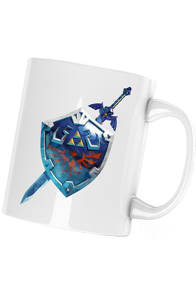 OEM Cana Legend of Zelda Shield TikTok, alba, 330 ml