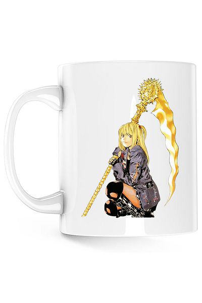 OEM Death Note Anime Misa Amane Coasa Mug, white, 330 ml