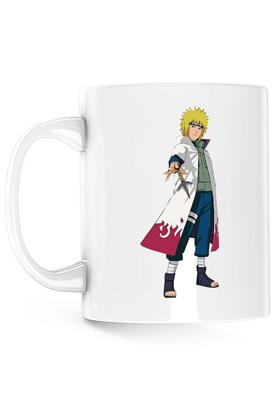 OEM Cana Naruto Minato Namikaze Storm Anime Manga, white, 330 ml