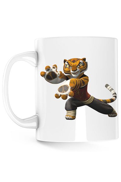 OEM Kung Fu Panda Courage Tigger Mug, white, 330 ml