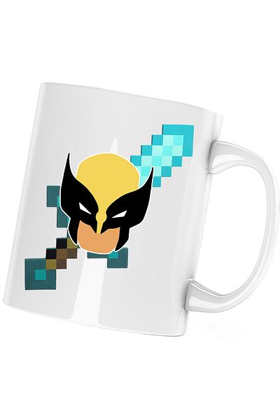 OEM Cana Wolverine Minecraft Diamond Sword, alba, 330 ml