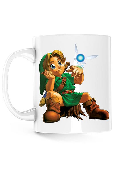OEM Cana The Legend of Zelda Ocarina of Time, alba, 330 ml
