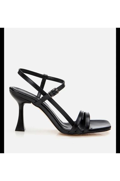 MİSS PARK MODA Black Metallic Women's Shoes