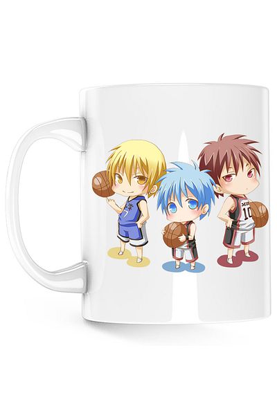 OEM Cana Chibi Tetsuya Kuroko no Basket Team, white, 330 ml