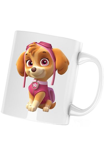 OEM Paw Patrol Skye Puppy Aviator Rescuer Mug, white, 330 ml