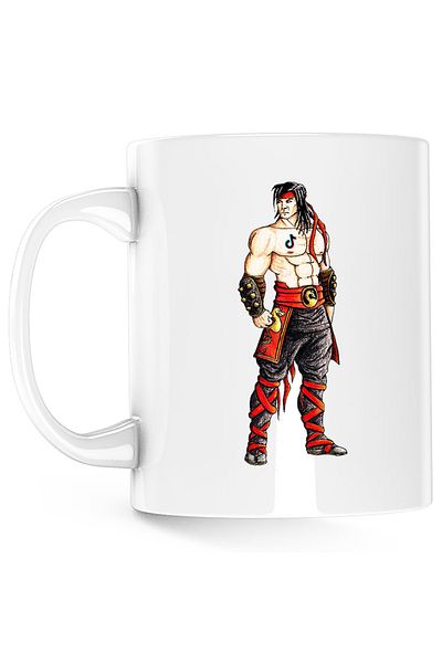 OEM Cana Mortal Kombat Kang Karate TikTok Dota Game, white, 330 ml