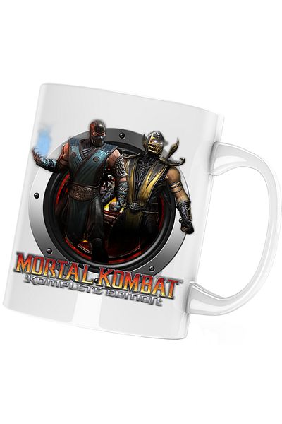 OEM Mortal Kombat Team Level Master Fighting Sporty Mug, white, 330 ml