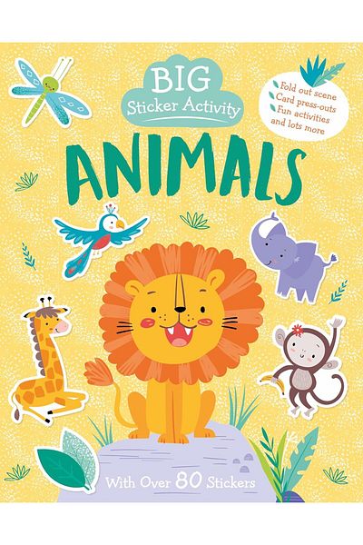 North Parade Children's book, NPP, Wild Animals (Big Sticker Activity, 3+ years old