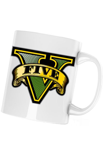 OEM Cana GTA5 Logo, alba, 330 ml