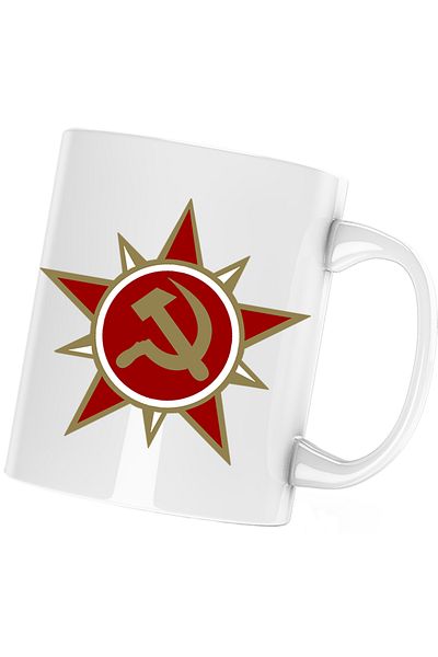 OEM Red Alert 2 Soviet Army Communist Party Mug, white, 330 ml