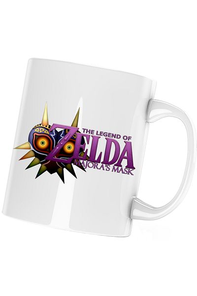 OEM Cana Majora Mask Legend of Zelda Logo, alba, 330 ml