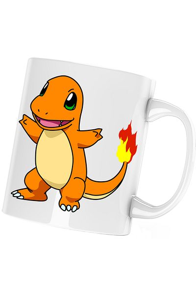 OEM Cana Pokemon Charizard Fire Dragon, alba, 330 ml