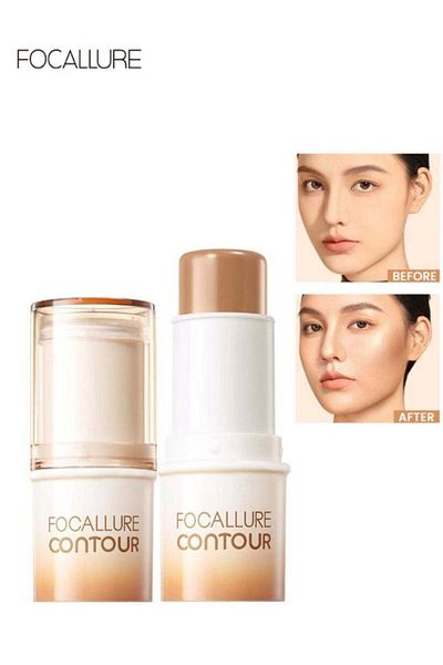 Focallure Bronzer Stick Waterproof Long-Lasting Natural Brightening Face Contour Concealer Makeup Co