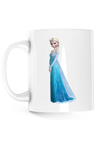 OEM Elsa Frozen Christmas Mug, white, 330 ml