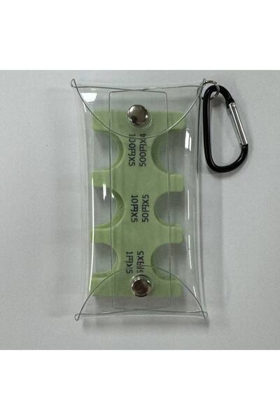 Choice Light Green Colourful Portable Coin Clip Organizer Small Wallet Loss Prevention Clip Japanese Curren