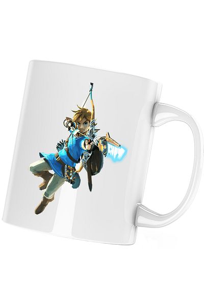 OEM Cana Legend of Zelda Link Minecraft Game, alba, 330 ml