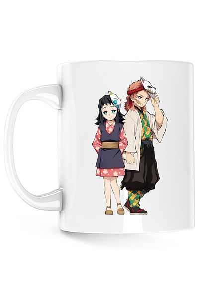 OEM Demon Slayer Sabito Makomo Friends Cana, white, 330 ml