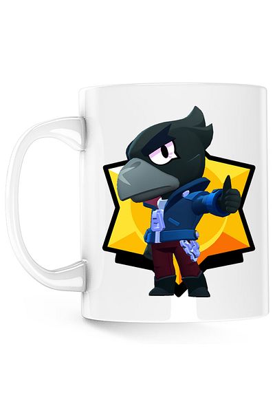 OEM Cana Crow Minecraft Brawl Stars, alba, 330 ml