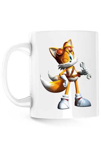OEM Sonic Tails Mechanic Chaos Mug, white, 330 ml
