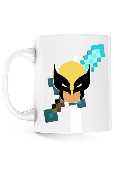 OEM Cana Wolverine Minecraft Diamond Sword, alba, 330 ml