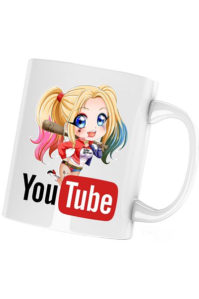 OEM Cana Joker Harley Quinn Youtube Youtuber, alba, 330 ml