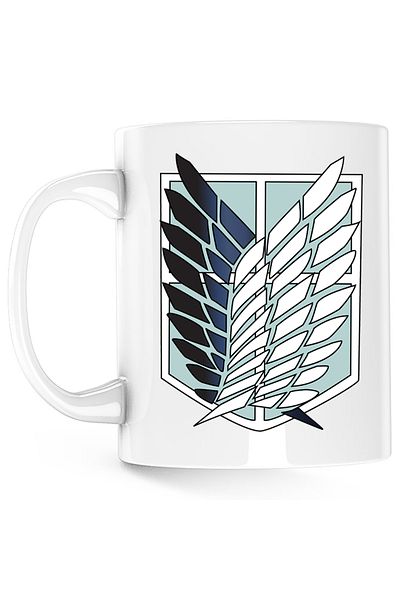 OEM Cana Attack on Titan Scouting Legion Crest Anime Manga, alba, 330 ml