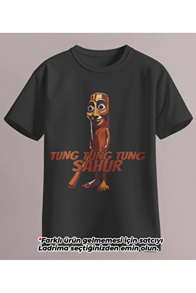 donamod Tung Tung Tung Sahur İtalyan Brainrot Meme Tişört