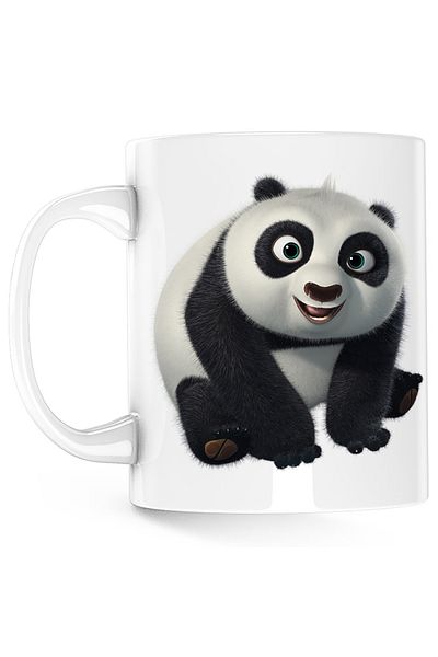 OEM Kung Fu Panda Baby Po Baby Chibi Mug, white, 330 ml
