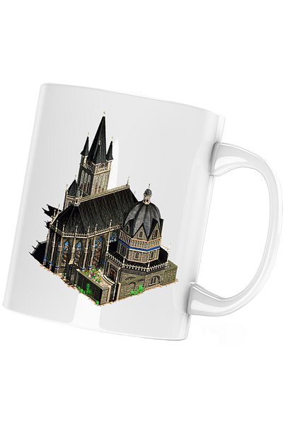 OEM Age of Empires Cathedral Church Mug The Forgotten Mod, white, 330 ml