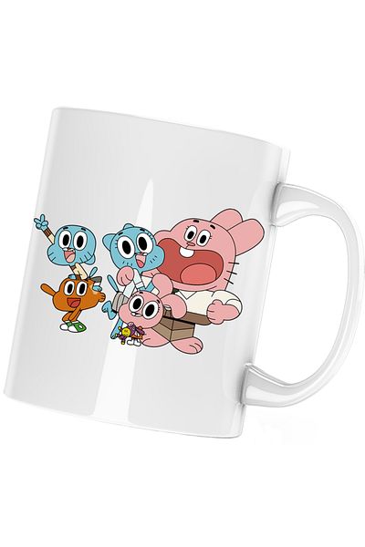 OEM Mug The World of Gumball Family Animation, white, 330 ml