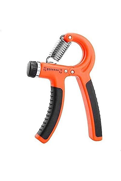 Other Adjustable Resistance Hand Grip for Strength Training 10-40 kg - Orange and Black