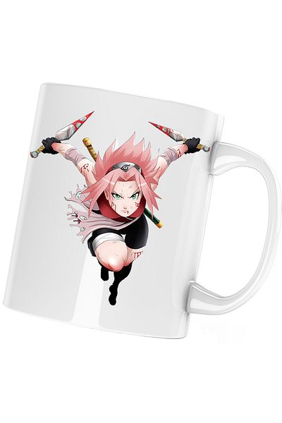 OEM Cana Naruto Sakura Haruno Karate Girl Anime, alba, 330 ml