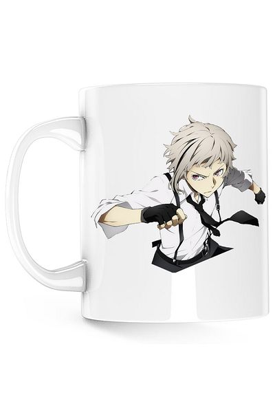 OEM Cana Bungo Stray Dogs Atsushi Nakajima Anime Manga, white, 330 ml
