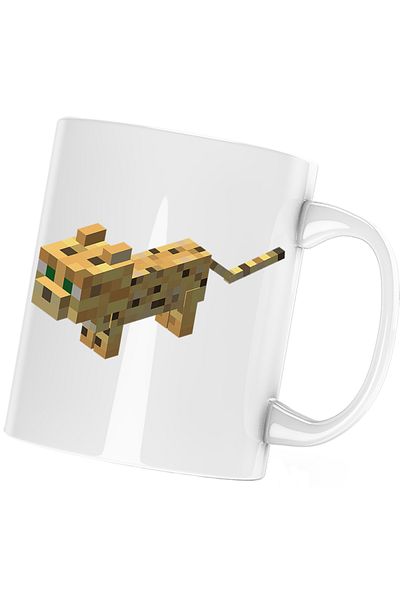 OEM Cana Minecraft Ocelot Mob, alba, 330 ml