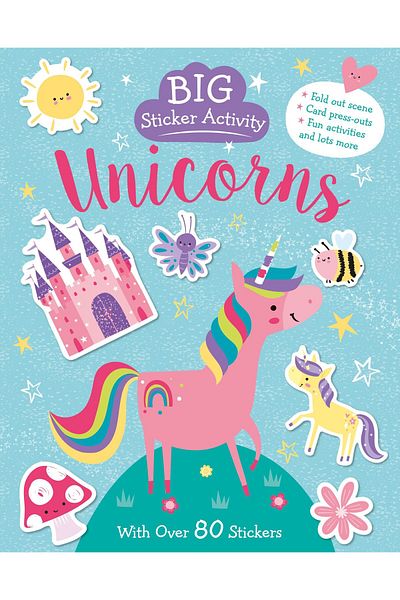 North Parade Children's book, NPP, Big Sticker Activity Book � Unicorns, 3+ years